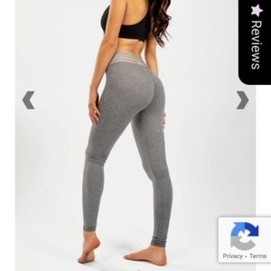Heather presley transparent band leggings